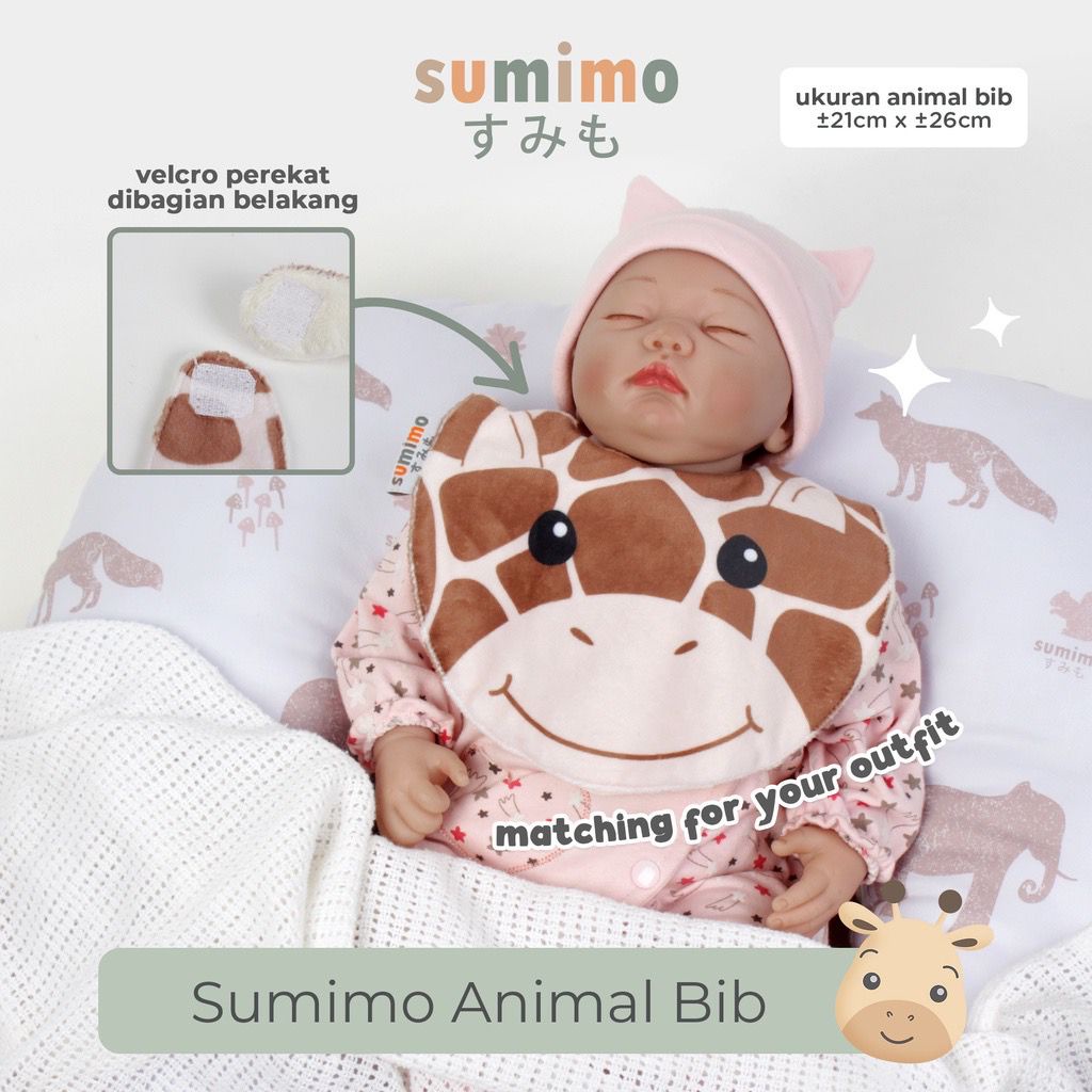Sumimo Animal Baby BIB / Slaber