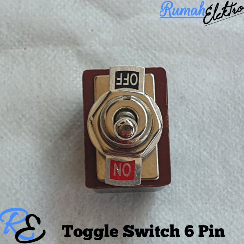 Saklar Toggel Toggle Switch 6 Pin