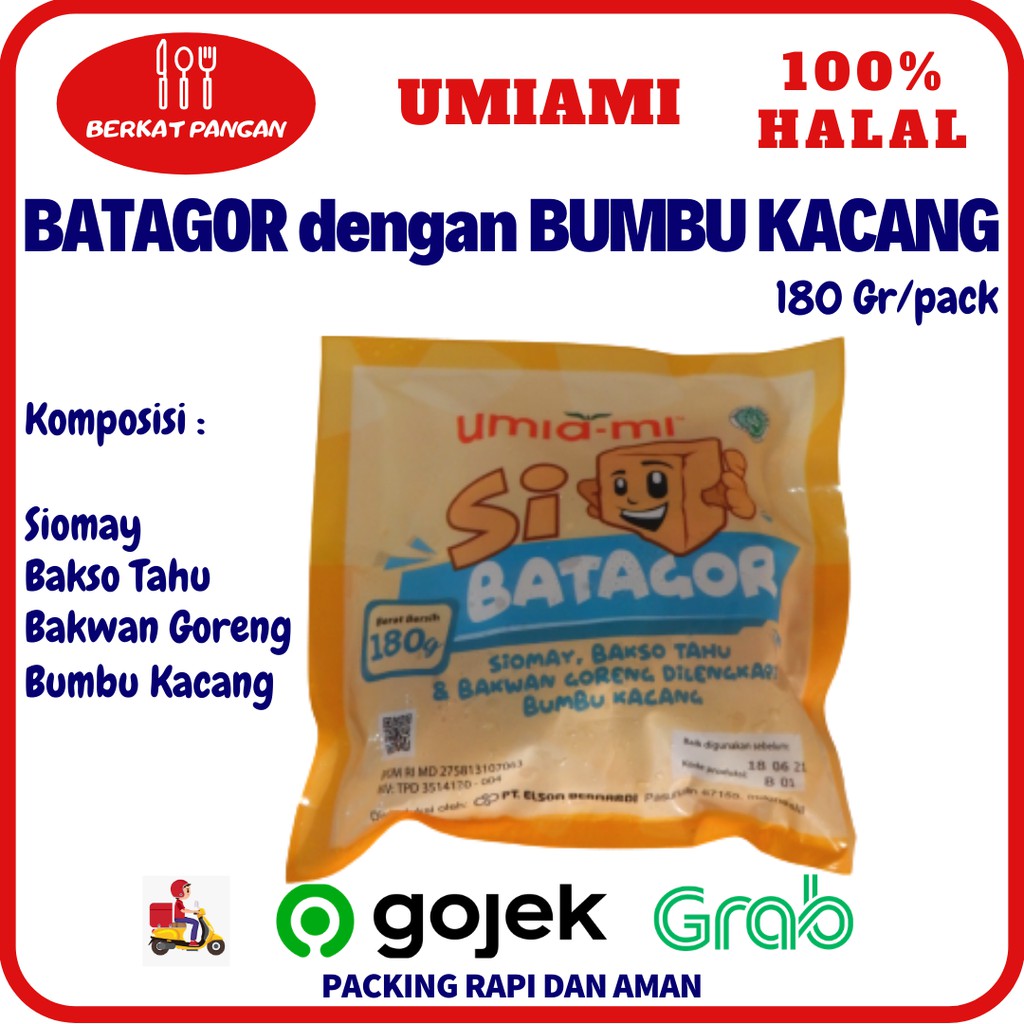 Umiami Batagor Dengan Bumbu Kacang (180 Gr)