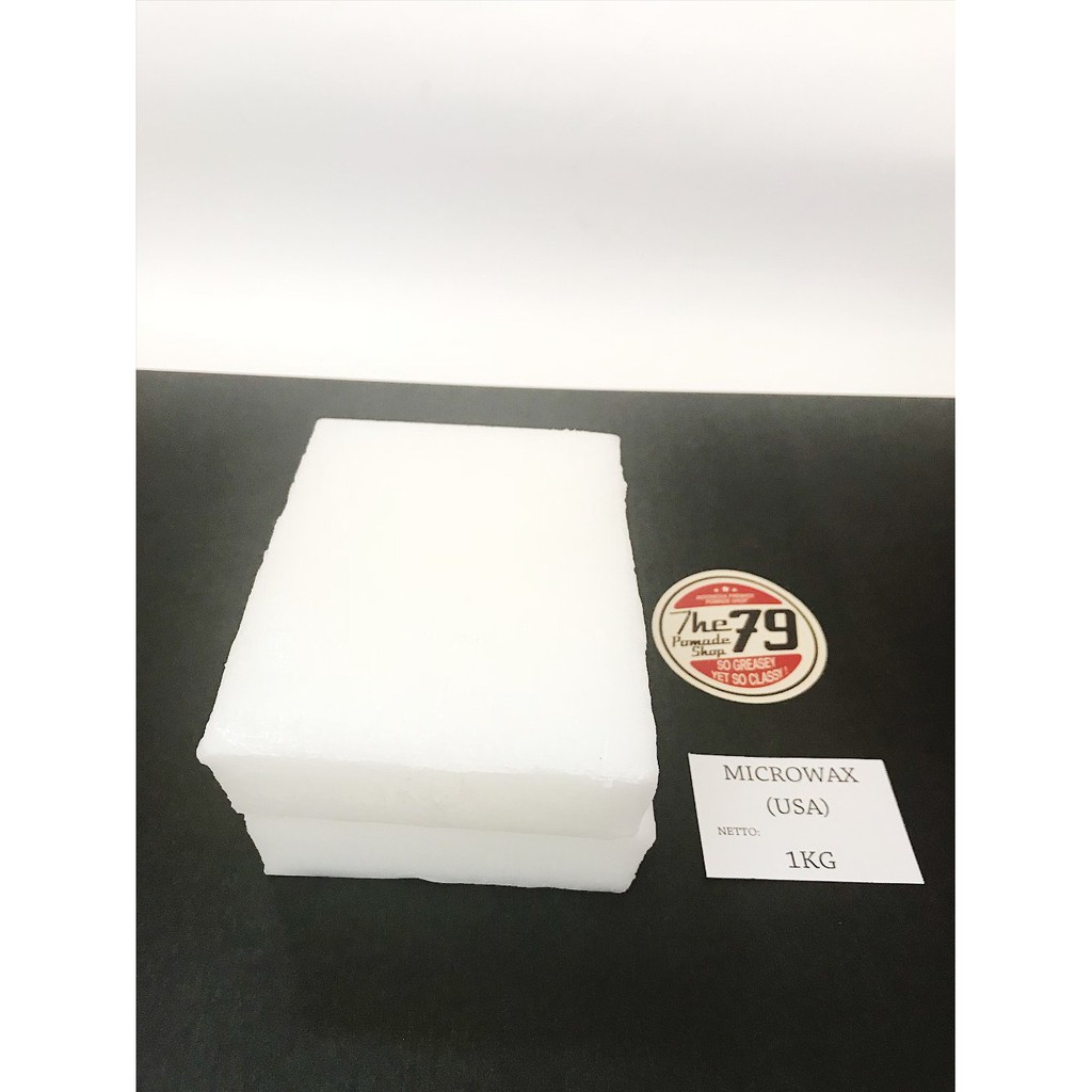 Promo Microcrystalline wax microwax bahan pembuat pomade waterbased ex USA 1kg Diskon
