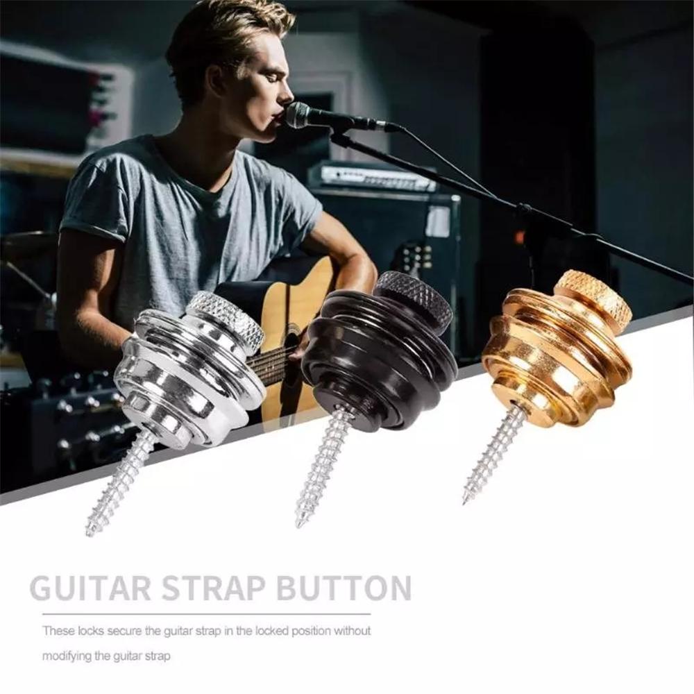 【 ELEGANT 】 Pasak Gitar Bass Aksesoris Gitar Gitar Akustik Pin Gitar Elektrik Tombol Tali Gitar