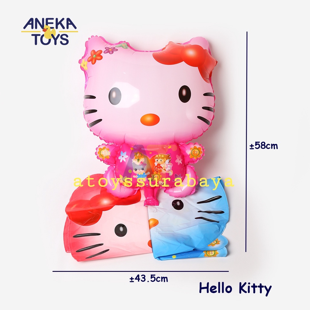 HELLO KITTY (BALON GAS/FOIL/TERBANG/KARAKTER)