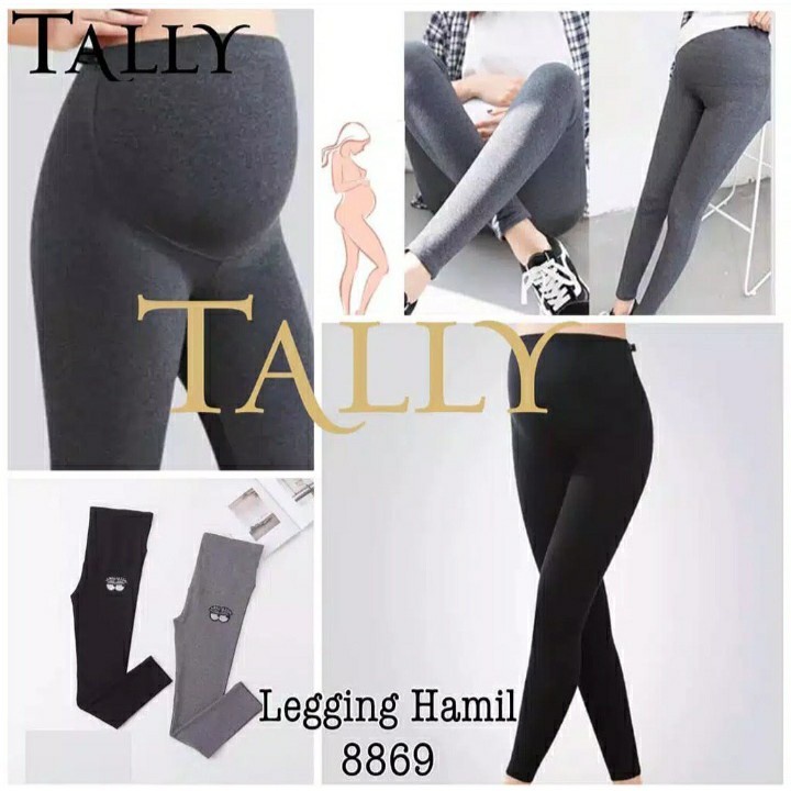 Celana Legging Hamil Panjang Premium Maternity Tally 8869