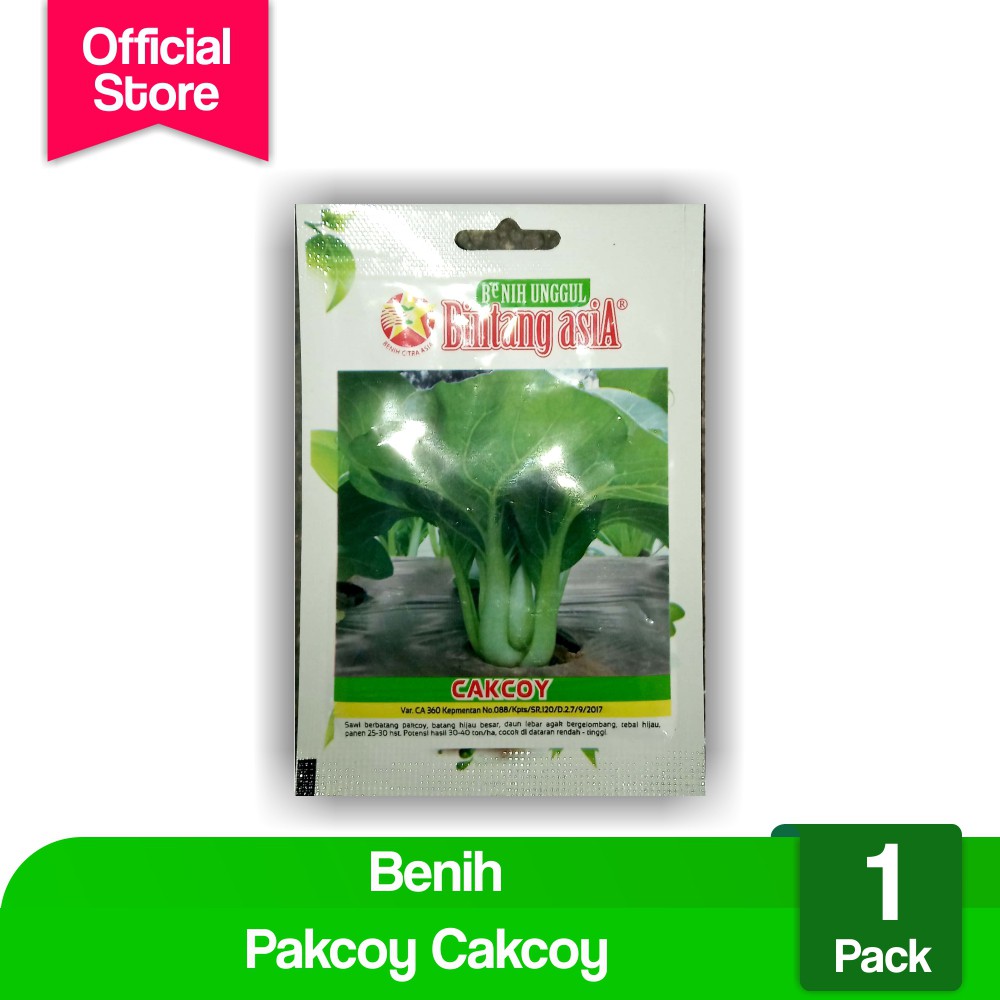 

Benih Pakcoy Cakcoy (Bintang Asia)