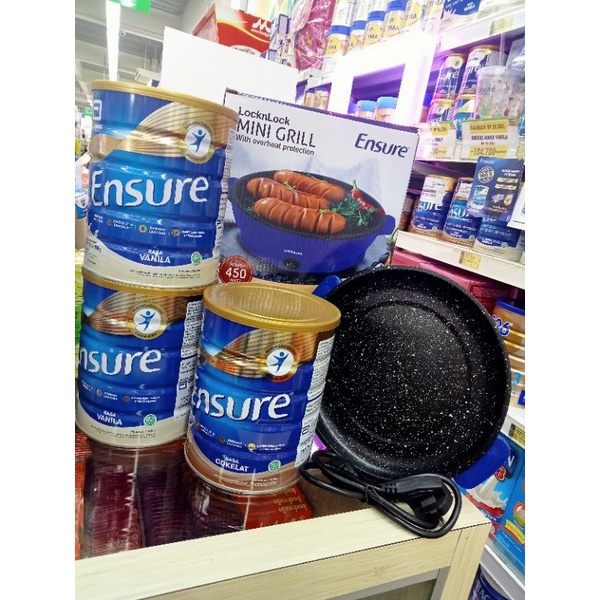 

ensure coklat 900gr GRATIS MINI GRILL