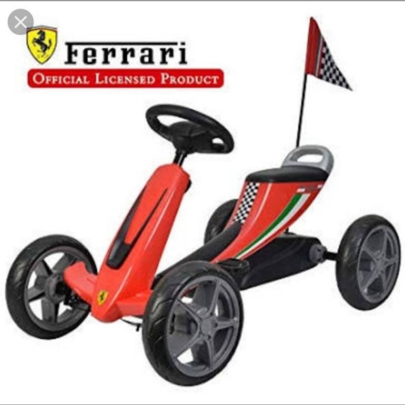 Gokart Pliko Scuderia Ferrari Pk-820 pk820 pk 820 Pedal Bendera Italia