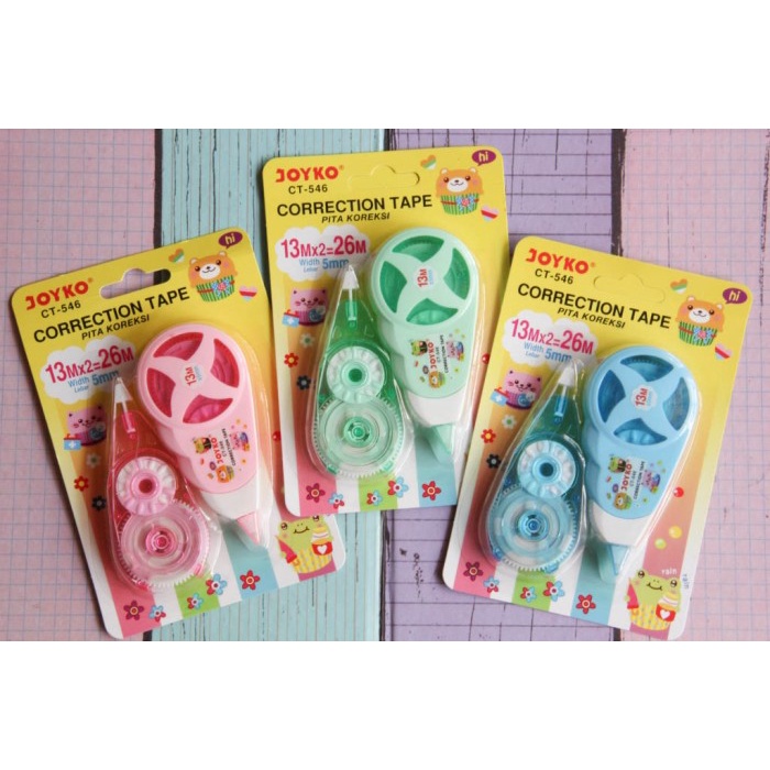 

Hari Ini Correction Tape Joyko 13M + Free Refill Ct-546 Hot Sale
