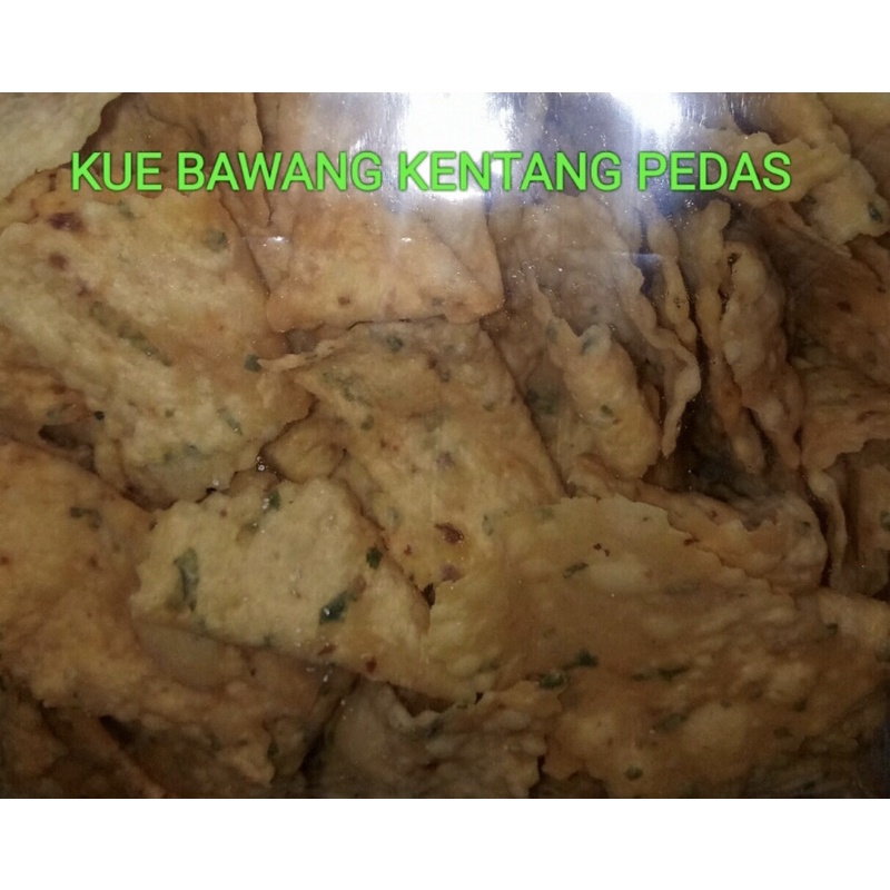 

KUE BAWANG KENTANG ORI/pedas 250gr TERMURAH