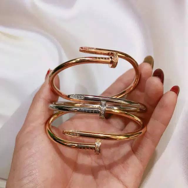 GELANG PAKU / GELANG TANGAN TITANIUM ANTI KARAT / GELANG WANITA / GELANG FASHION