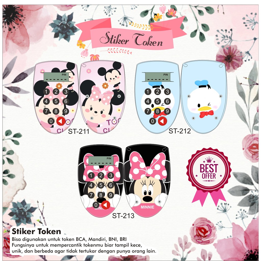 

Stiker Token BCA, Mandiri, BRI, BNI / Garskin