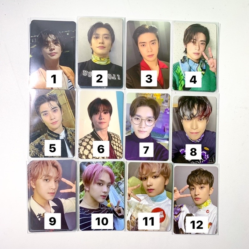 [READY STOCK] Photocard PC Official Jaehyun Taeyong Doyoung Haechan Mark Sticker Seoul City Sticky AR Selca Jewel Classic Catharsis Kihno Tragic Poetic Favorite NCT 127