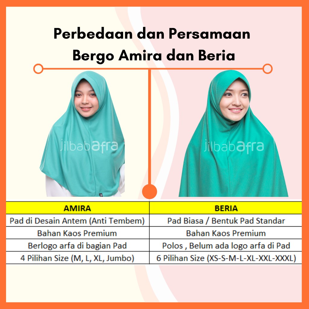 Bergo Kaos Jilbab Afra BERIA warna TOSKA TUA XS, S, M, L, XL, 2XL, 3XL-6