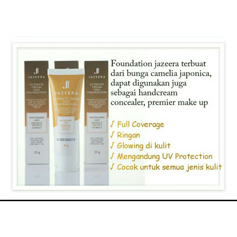Jazeera  JJ ultimate cream foundation