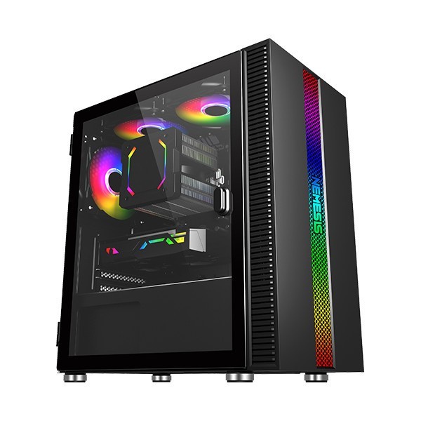 NYK Nemesis PC Case Gaming T20 Mistic PC Casing / CASING PC GAMING NYK T20 MICRO AXT / ITX