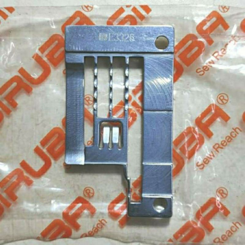 Needle Plate E3326 Original Siruba Mesin Kamkut Overdeck F007