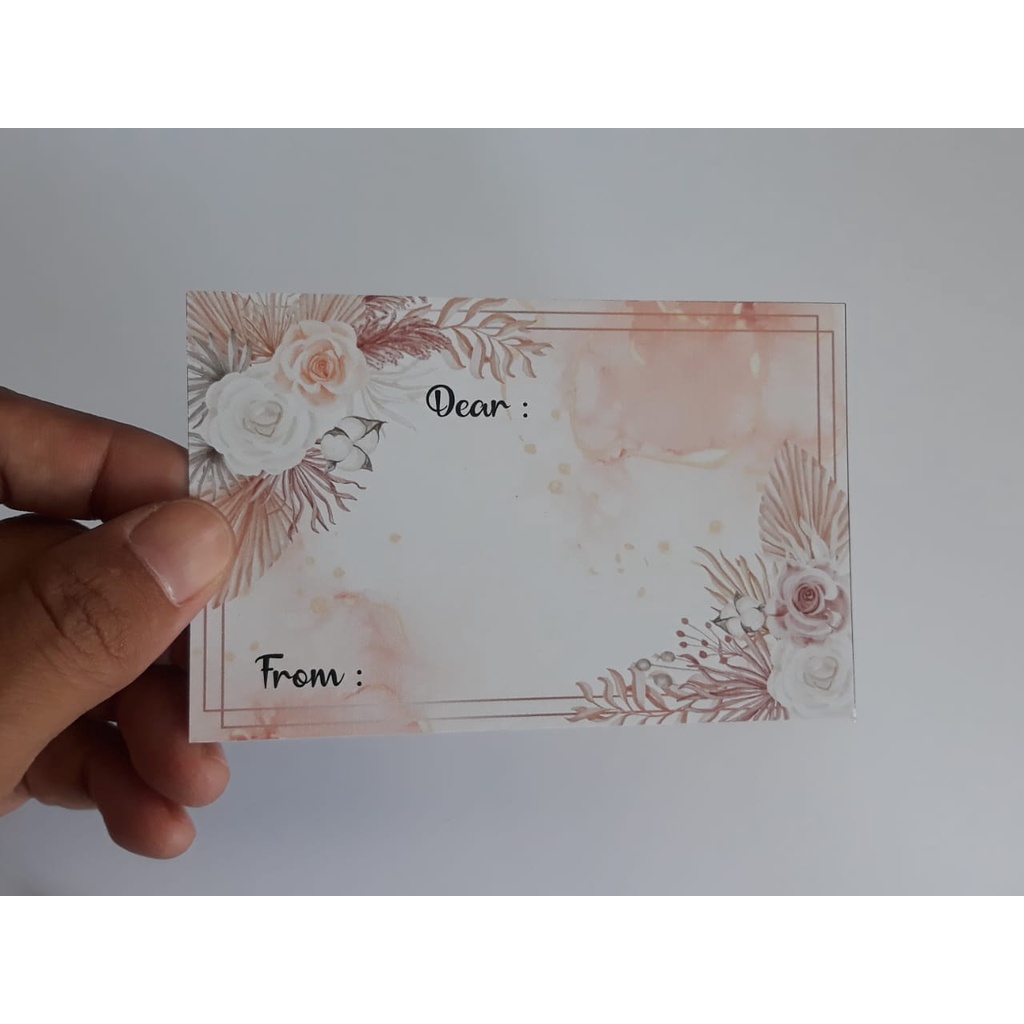 

KARTU UCAPAN POLOS SIZE 10x6,5 / GREETING CARD / GIFT CARD