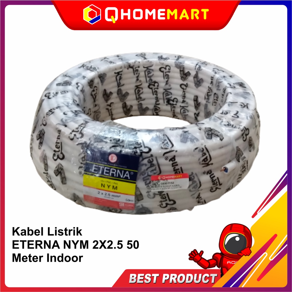 Kabel Listrik ETERNA NYM Indoor tembaga tunggal