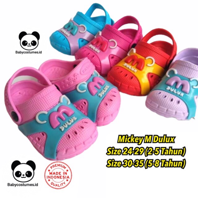 LOKAL Karet M DULUX 26 Tahun Sandal Baim anak Sandal anak karet