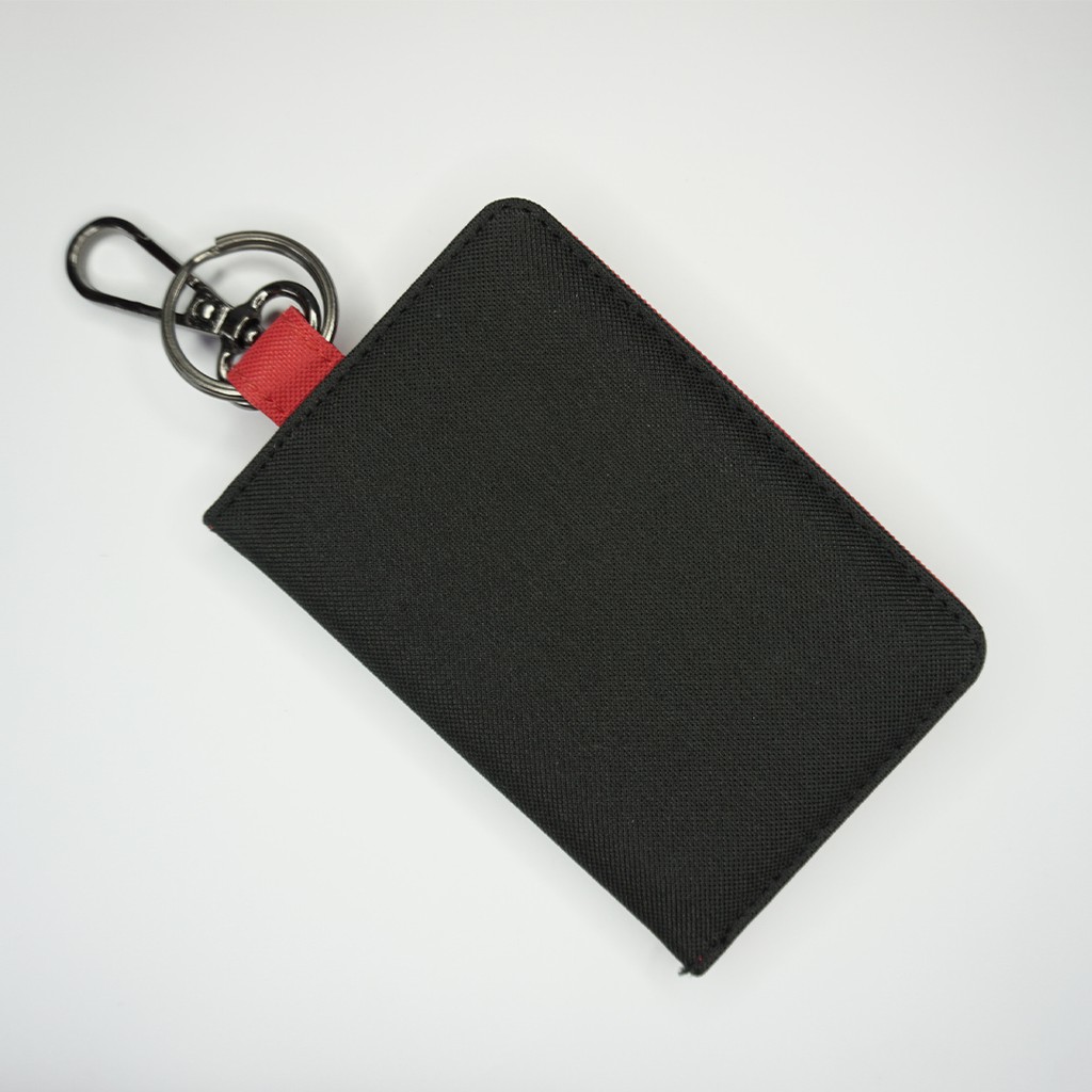 Dompet STNK E-TOLL SIM Mobil Motor / Gantungan Kunci STNK / Hitam Merah - UGDA0008