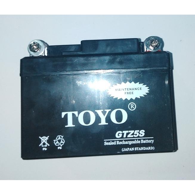 aki motor baru TOYO GTZ5S aki kering