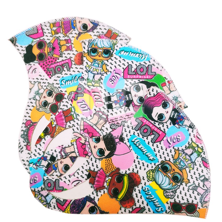 Masker Anak Scuba Premium Motif LOL Unicorn Stripe Frozen Tsum tsum (Bisa Pilih Motif)