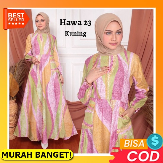 Murah Gamis Remaja Lebaran Terbaru 2021 2022 Pesta Kondangan Maxi Humairah Brukat Model Kekinian Mew