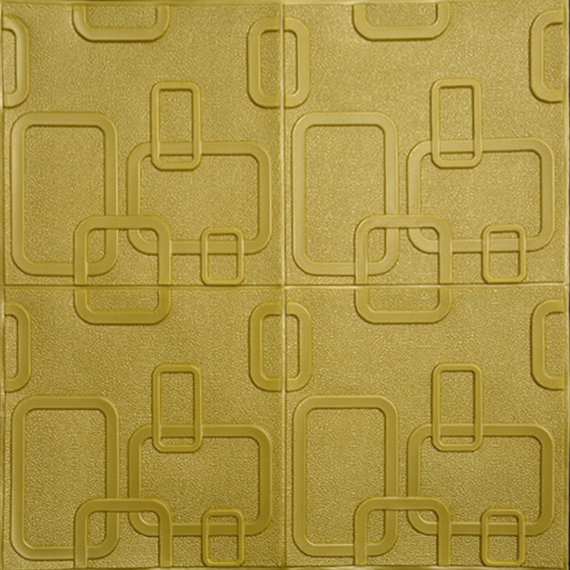 (COD) Termurah Wallpaper Foam Ruang Tamu Kamar Tidur Karakter Motif Keren WallSticker 3D Emboss Premium High Quality