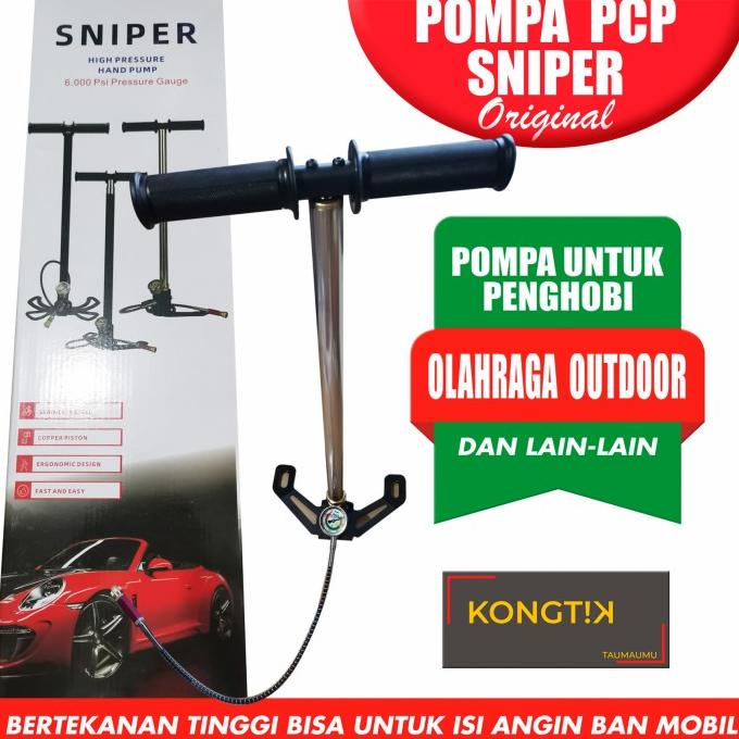 Pompa Pcp Sniper 6000Psi Kaki Lipat