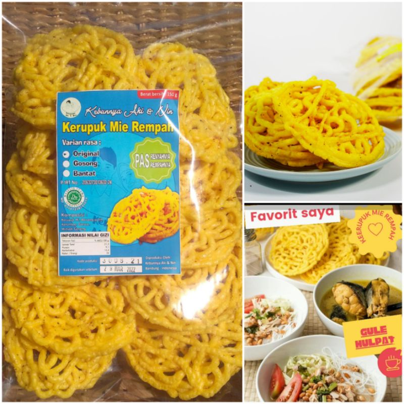 

Kerupuk mie rempah varian Original