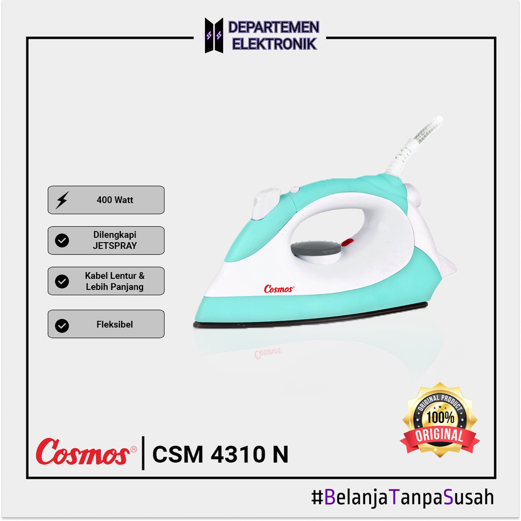 COSMOS Setrika Listrik CI 4310 N MURAH BANGET / GARANSI RESMI