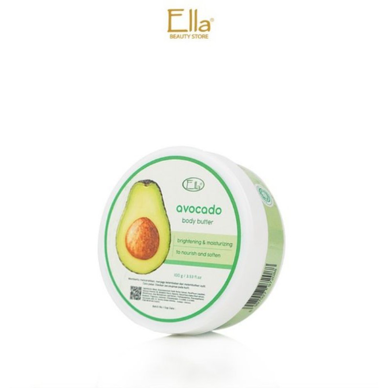 Body Butter Avocado Ella Skin Care Melembabkan