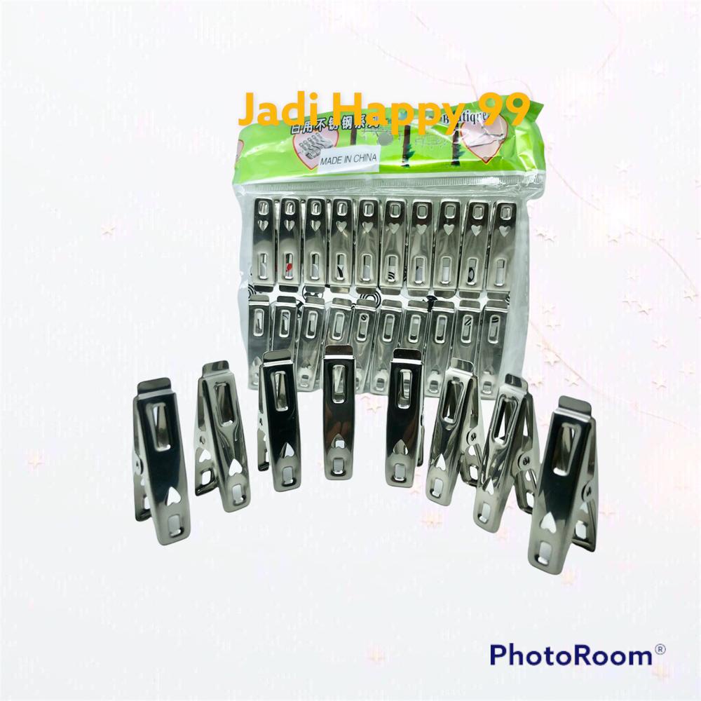 JEPITAN PAKAIAN STAINLESS / JEPITAN JEMURAN BAJU MURAH / JEPITAN BAJU / PENJEPIT BAJU / JEPITAN BAJU