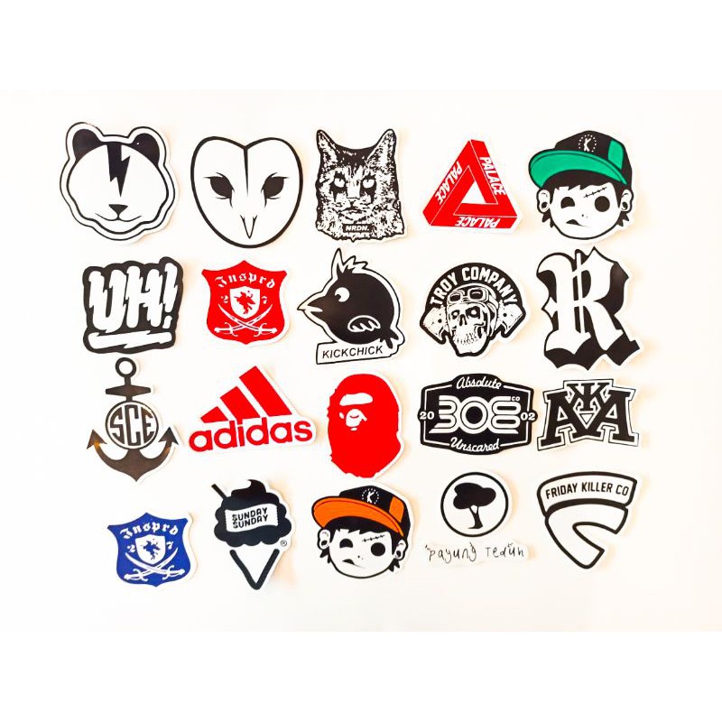 

STIKER BRAND DISTRO BISA PILIH GRAFTAC HYPEBEAST LOCALBRAND STICKER KATALOG 015