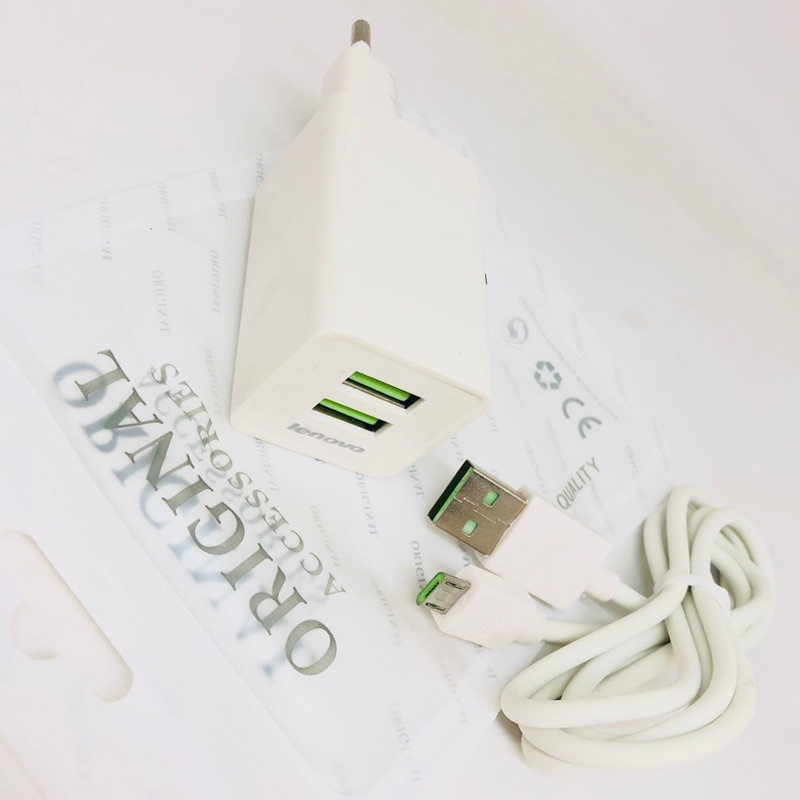 CHARGER VOOC 2USB MICRO TYPE XIAOMI PACKING PLASTIK PROMO SEN