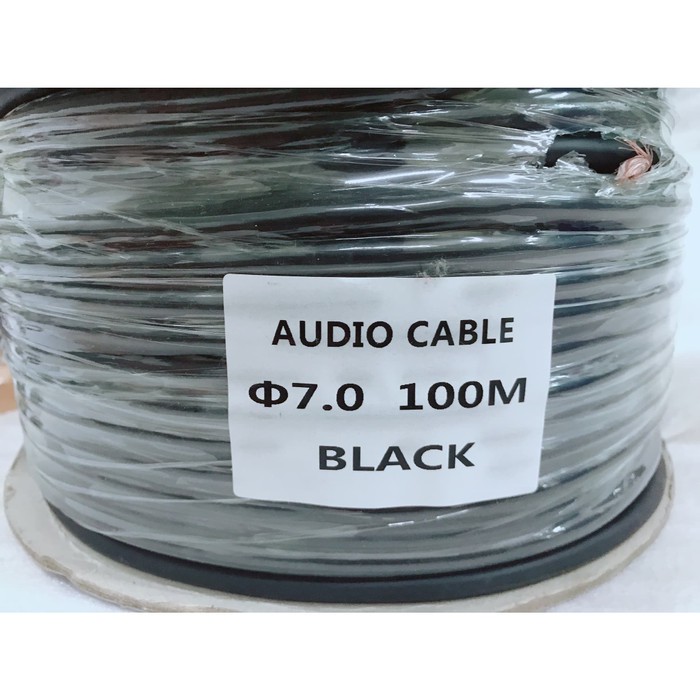 KABEL AUDIO MICROPHONE 1 ROLL 100 M ATAU PER METER