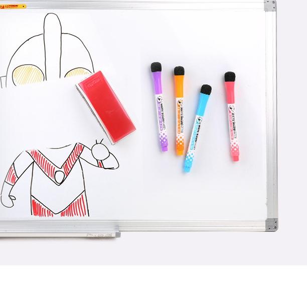 

Gratis ongkir|SQ40|DRY WIPE WHITE BOARD MARKER 8pcs | non toxic | ink refillable marker magnetic eraser kids | spidol penghapus alat papan tulis anak