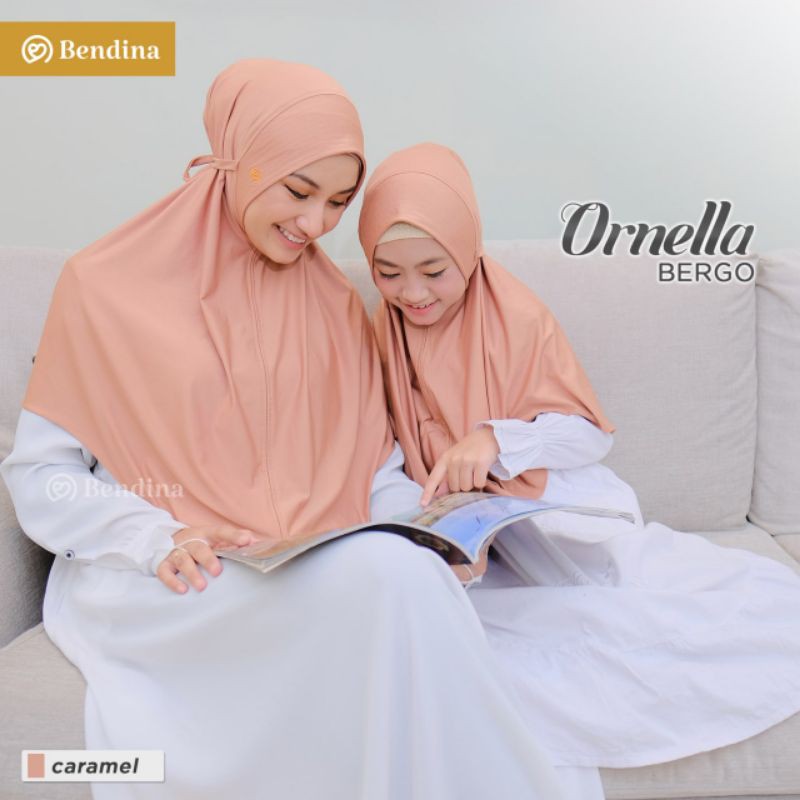 bergo ornella by bendina bergo couple kerudung instan kerudung couple kerudung ibu anak hijab bayi