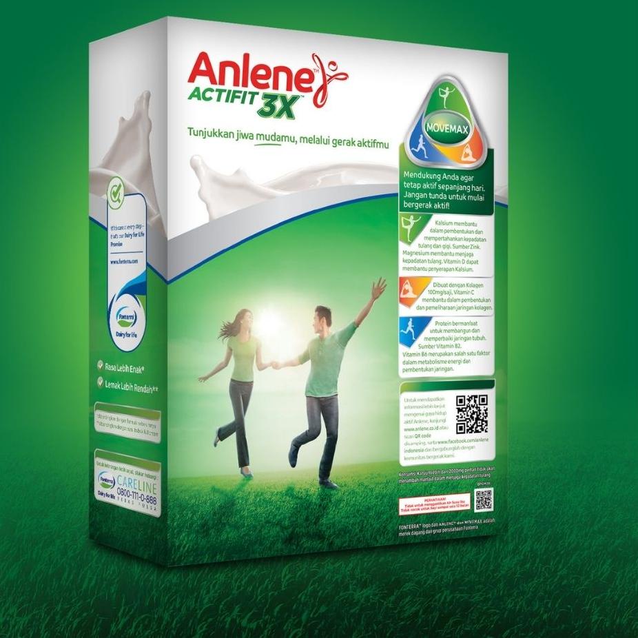 

Hot - Anlene Actifit 3X Susu Bubuk Original 590g - Nutrisi Tulang, Sendi, dan Otot .,