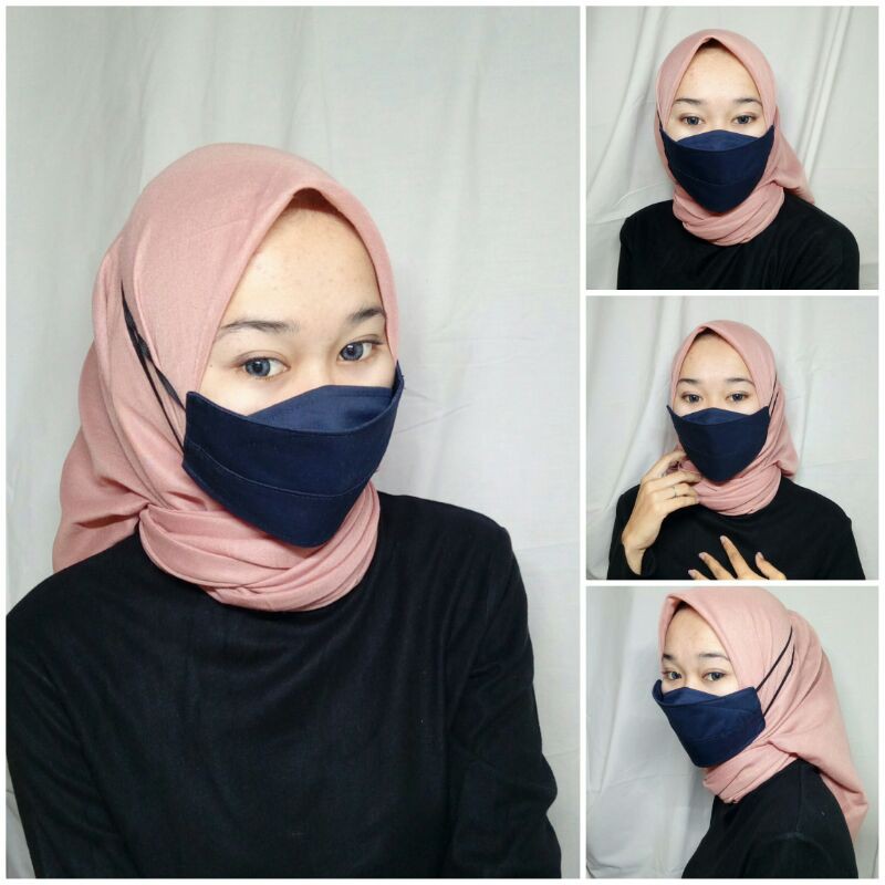 Download MASKER KAIN POLOS HIJAB WARNA GEMES DENGAN BAHAN KATUN ...