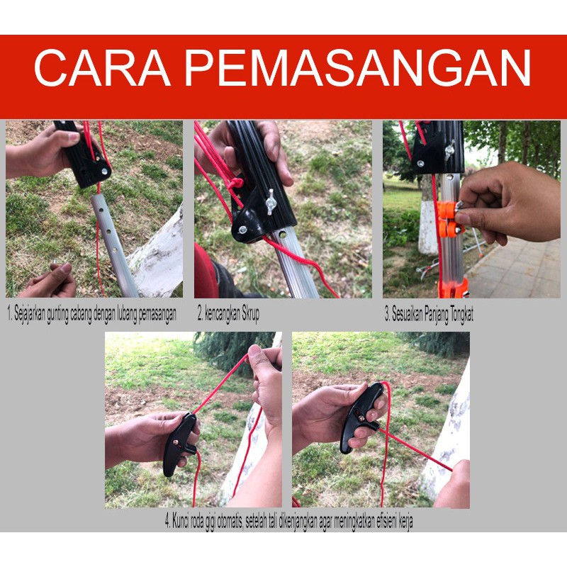 Alat Pemotong Ranting/Alat Potong Dahan/Pemotong Rambutan/Tree Pruning