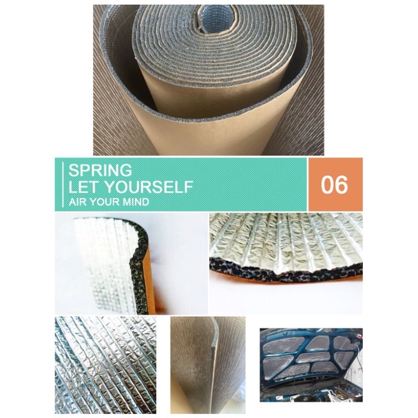 ALUMINIUM FOIL PEREDAM PANAS MOBIL, PEREDAM PANAS PABRIK