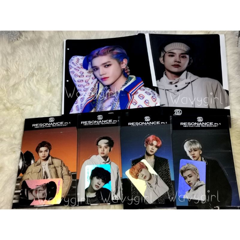 nct standee holo resonance part 1 Bindex pt1 binder index Jaehyun Jaemin Taeyong Jungwoo