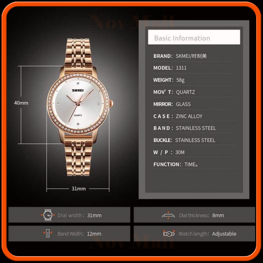 SKMEI Jam Tangan Analog Wanita - 1311