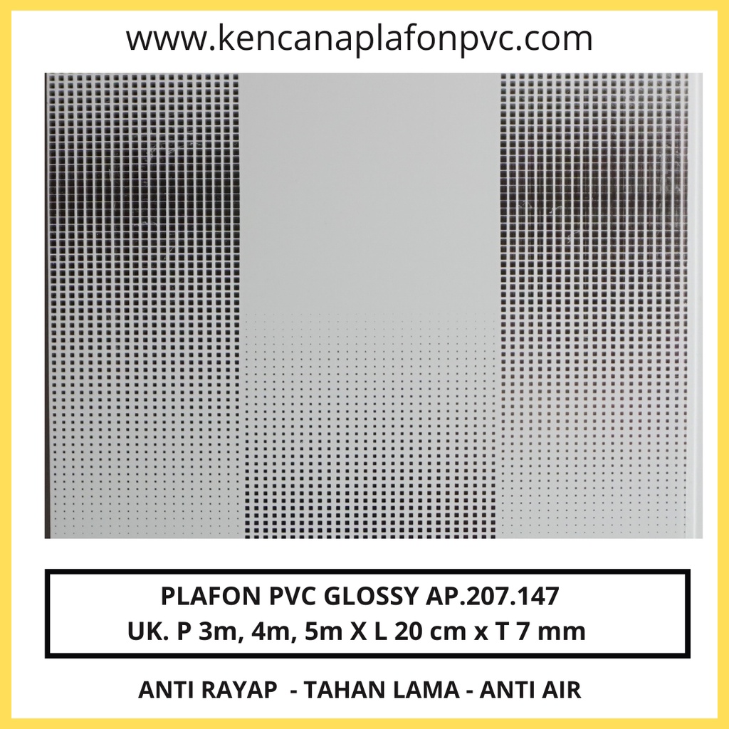 Plafon PVC Glossy Lebar 20 cm AP. 207.147