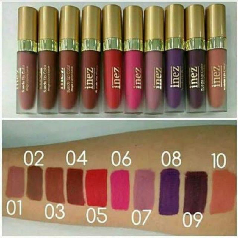 INEZ SUEDE LIP COLOR ORIGINAL 100%