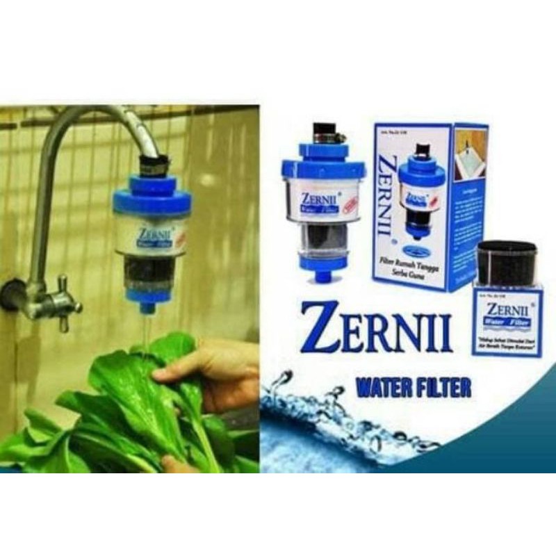 Water Filter Zernii / Saringan Air Zernii LENGKAP (LENGKAP SIAP PAKAI)