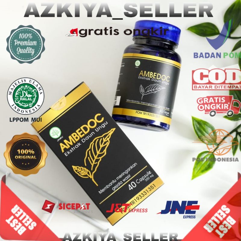 Ambedoc Obat Herbal Original 100% BPOM Mengatasi Ambien /Wasir