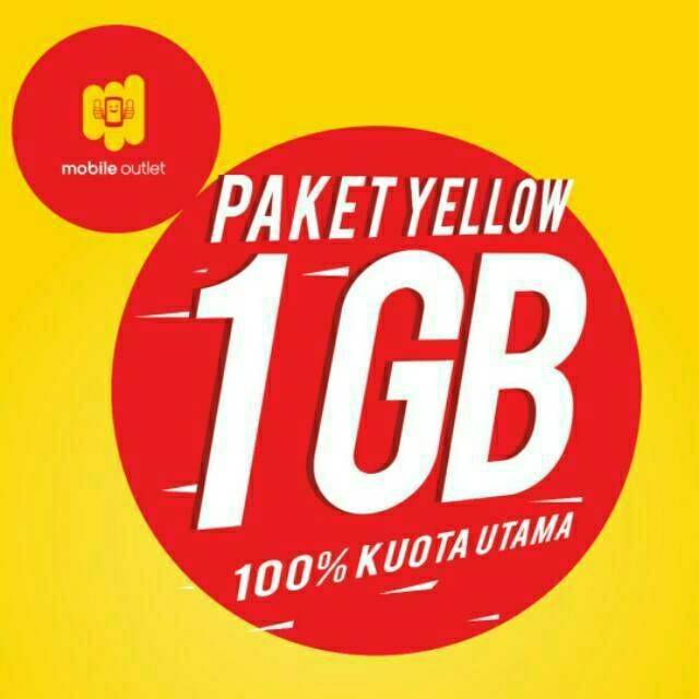 PAKET INTERNET INDOSAT YELLOW 1GB