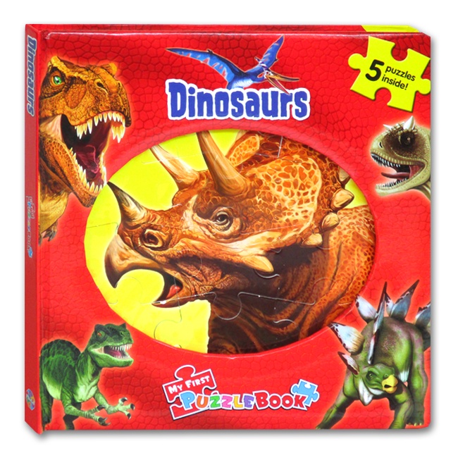 My First Puzzle Book Dinosaur (5 Puzzles Inside) (WW)