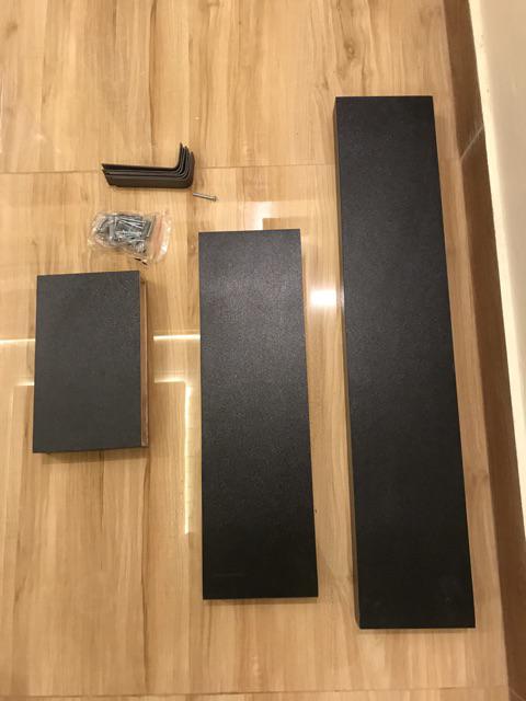 Set Rak Ambalan Dinding Minimalis 3 Pcs Uk. 20,40,60 Cm